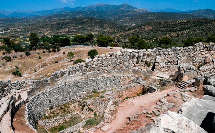 Mycenae in the Peloponnese in Greece. Source: Amanda/Adobe Stock