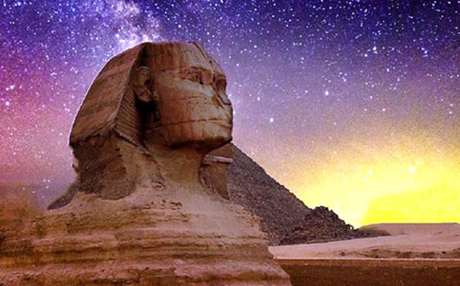 The ancient and mysterious Sphinx, Giza, Egypt. 