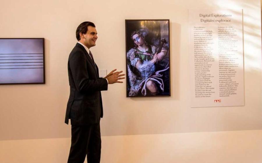William Rudolf Lobkowicz on a visit to the family’s Non-Fungible Castle in the Czech Republic, where family NFTs or non-fungible tokens or digital artworks are made and sold to raise funds to preserve 600 years of Lobkowicz history, art and architecture. Source: The Lobkowicz Collections