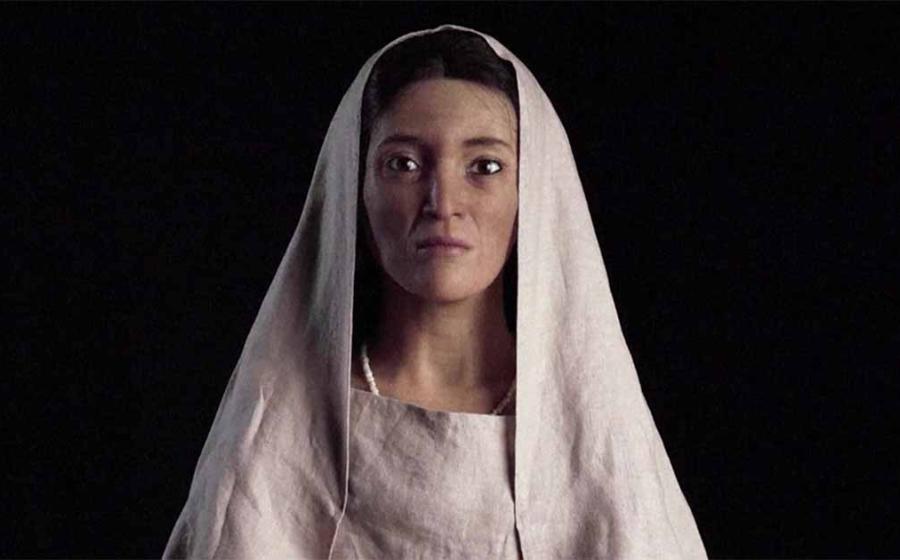 The Nabatean woman, known as Hinat. Source: Royal Commission for AlUla (RCU)