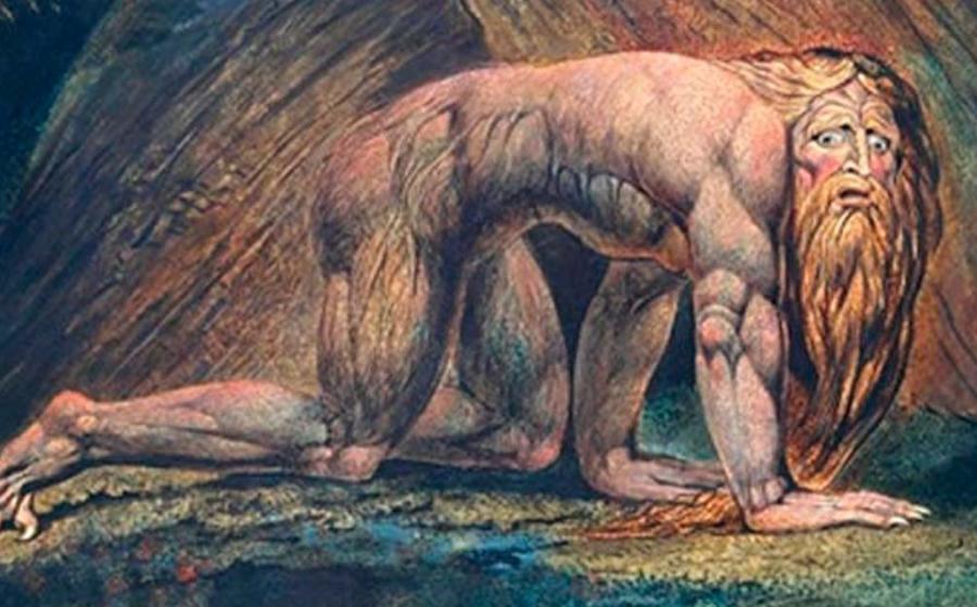 William Blake's ‘The Madness of Nebchuadnezzar’: Does the Book of Daniel confuse Nebchuadnezzar II with Nabonidus? Source: New World Encyclopedia/CC-BY-SA 3.0