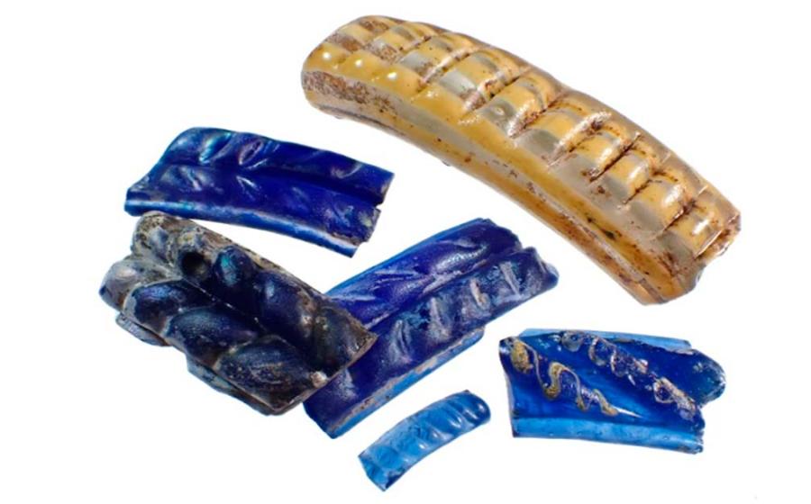 Glass artifacts are evidence of Iron Age glass production from Němčice, Czech Republic. Source: I. Čižmář/Antiquity Publications Ltd