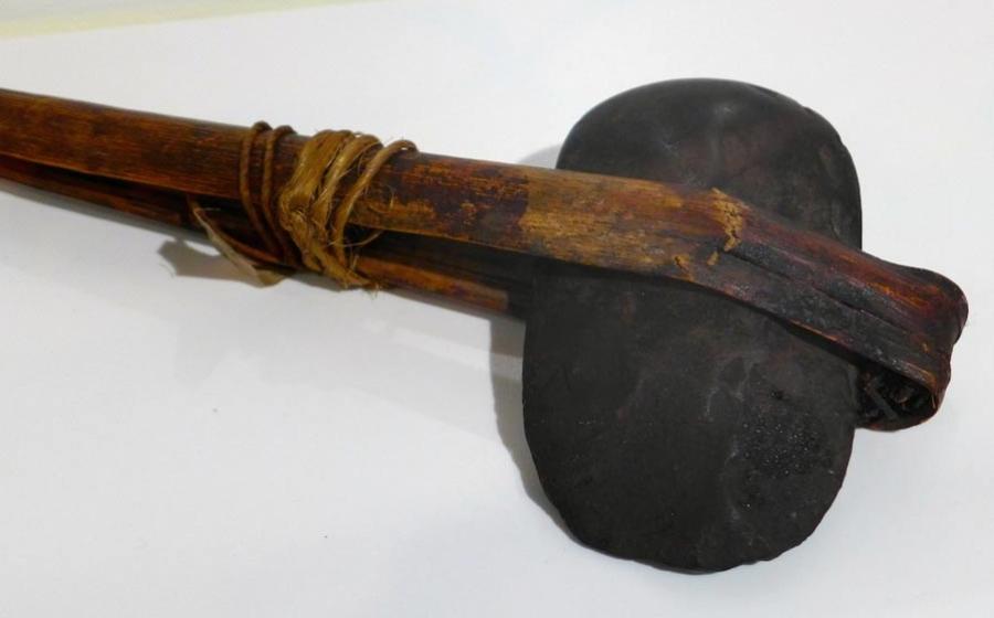 A Neolithic axe created by the Aboriginals of what is now Australia.