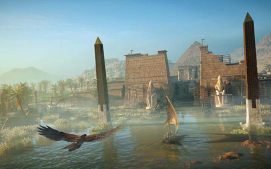 A scene from the new Assassin’s Creed, called ‘Origins’. 