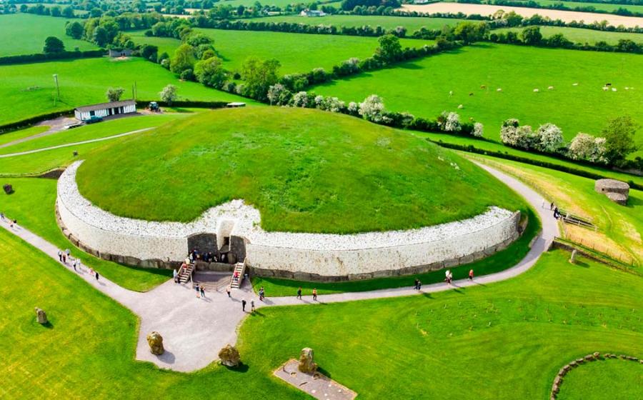 Prehistoric monument Newgrange. Source: MNStudio / Adobe Stock.
