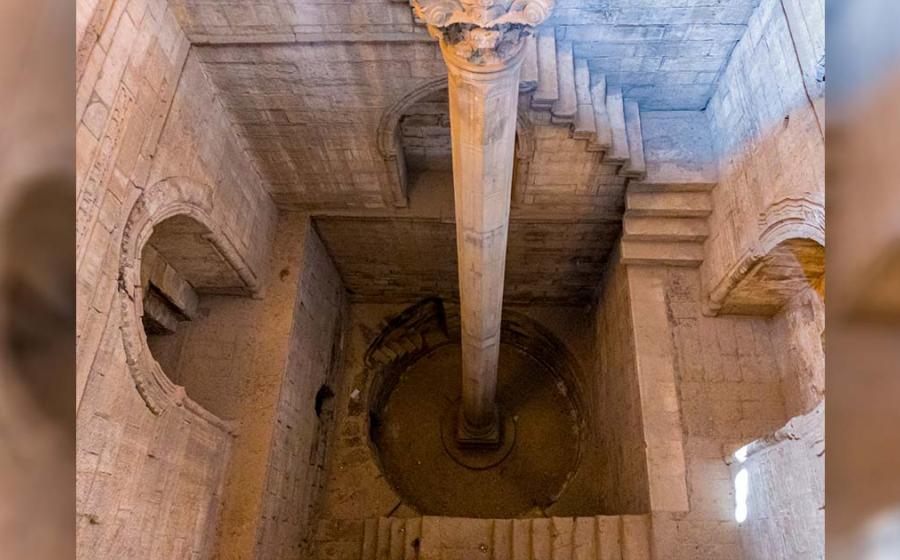Interior of Nilometer in Cairo. Source: rninov / Adobe Stock.