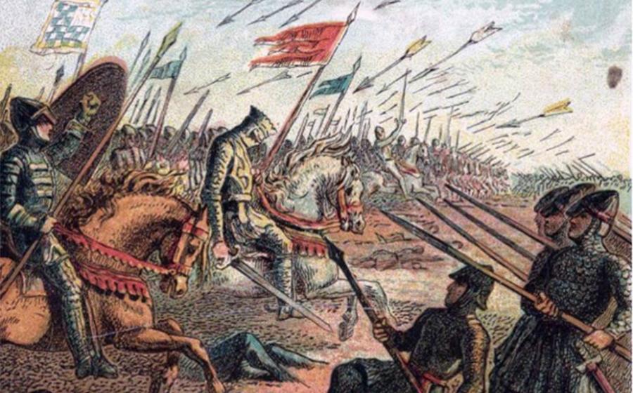 Norman dietary influences in England after the Battle of Hastings (pictured here) and the Norman Conquest.  Joseph Martin Kronheim (1810–96) / Public domain