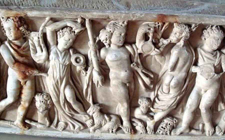 A second-century Roman sarcophagus shows the mythology and symbolism of the Orphic and Dionysiac Mystery schools.