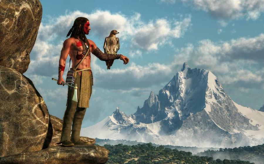 Native American hunter. Credit: Daniel / Adobe Stock