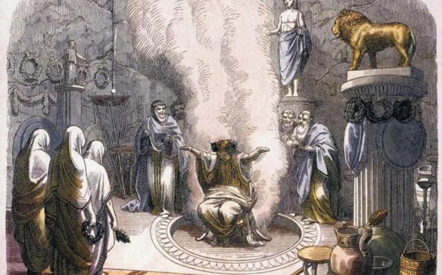 The Oracle at Delphi.