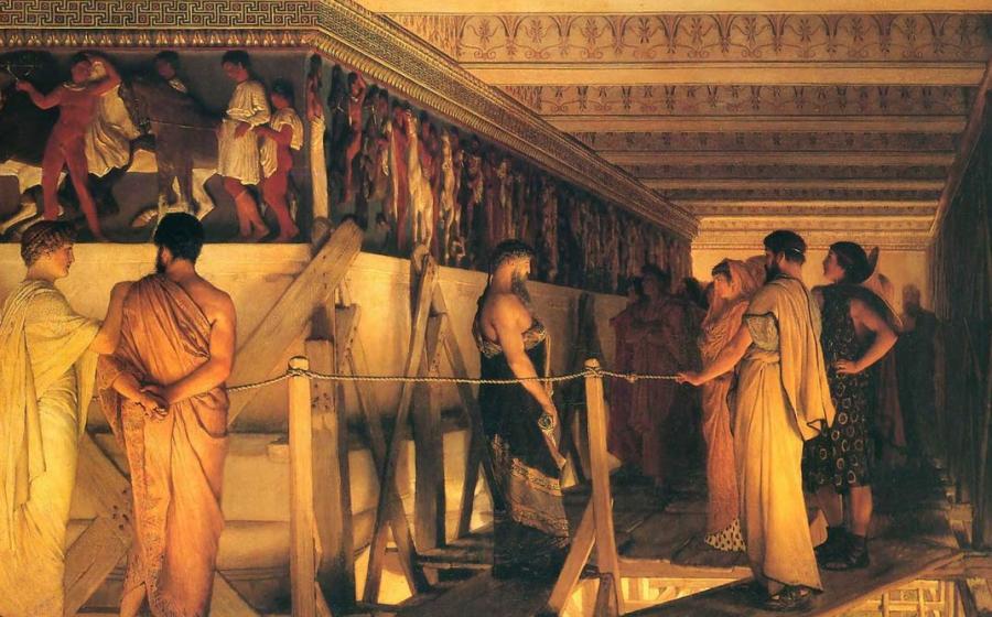 Phidias Showing the Frieze of the Parthenon to his Friends