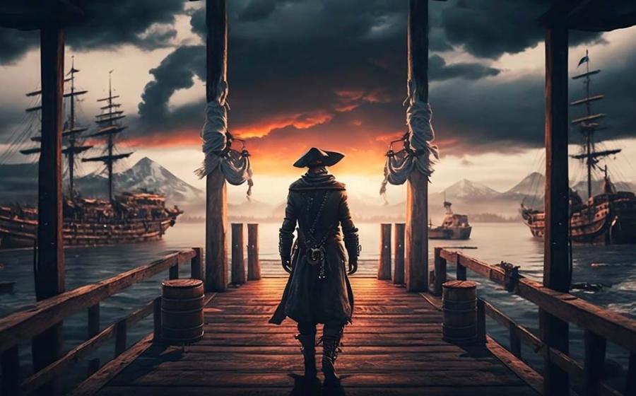 Pirate Port facing the sea. Source: Xilon/Adobe Stock