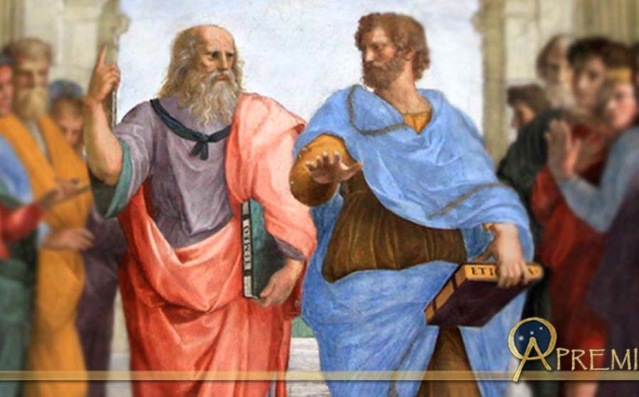 The School of Athens: Plato and Aristotle 