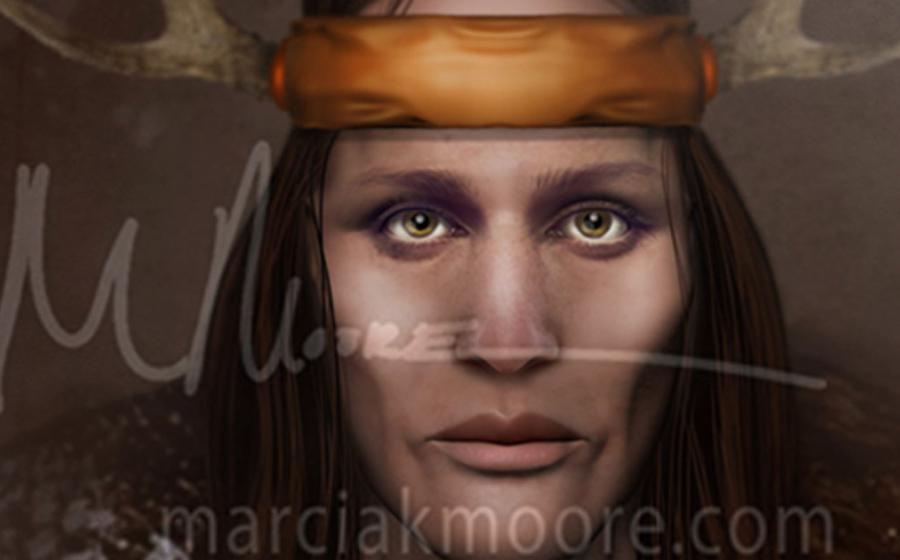 Deriv; The Adena Female. [Image copyrighted © by MARCIA K MOORE CIAMAR STUDIO. The use of which is prohibited unless prior written permission from the artist is obtained. 