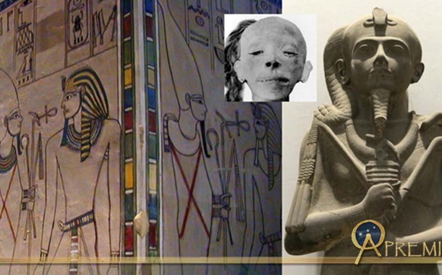 Collection of Egyptian Art, design by Anand Balaji (Photo credits: Richard Dick Sellicks, Dave Rudin, G. Elliot Smith/Wikimedia Commons); Deriv.