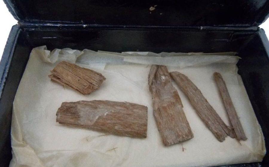 The unexpected find of the Dixon pyramid relic was discovered in Aberdeen within a cigar box. The cedarwood fragments were originally discovered in 1872 by British engineer Waynman Dixon, before being misplaced and seemingly lost to history. Source: University of Aberdeen