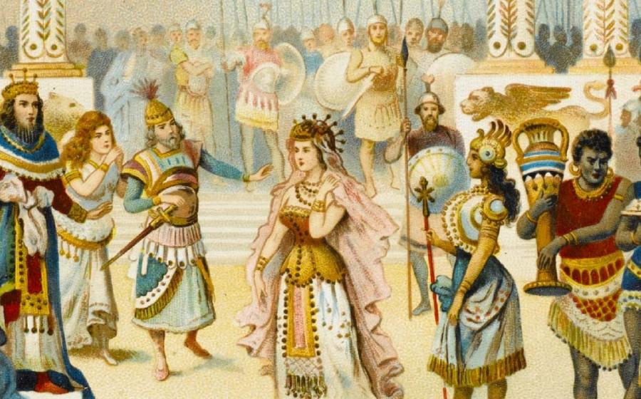 The Queen of Sheba meets with King Solomon. Source: Archivist / Adobe Stock.