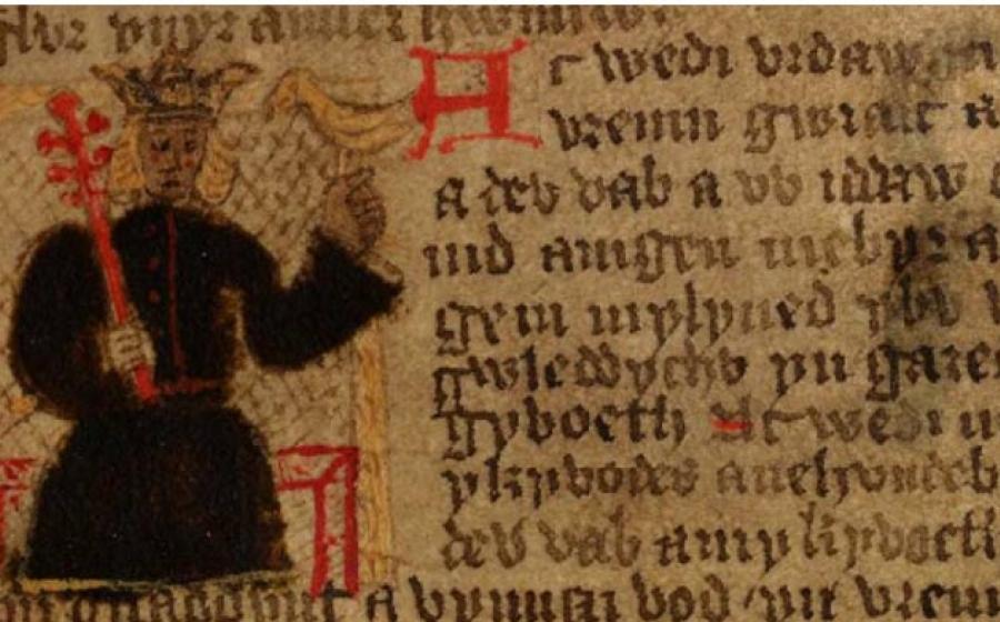 RHODRI MAWR ('the Great') (died 877), king of Gwynedd, Powys, and Deheubarth 	Source: Dictionary of Welsh Biography