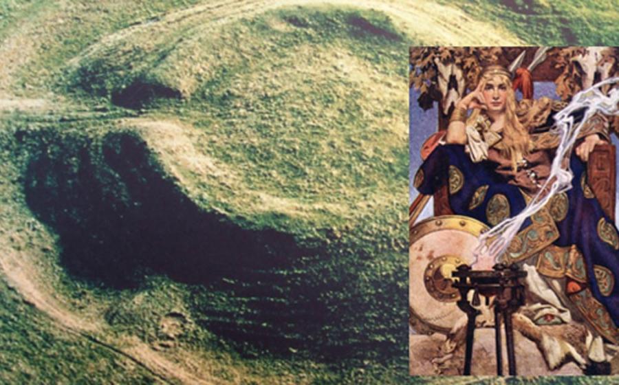 The Rathcroghan mound 