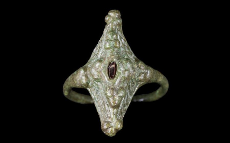 The Pictish ring photographed by National Museums Scotland