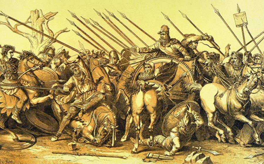 1893 Reconstruction of the Alexander Mosaic.
