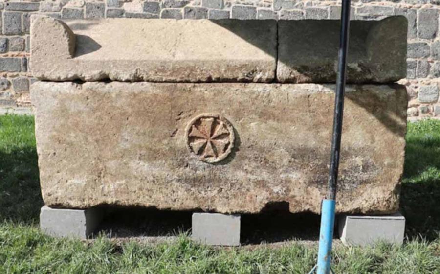 The Roman Sarcophagus found in ancient Diyarbakir is the first ever discovered in the city. Source: DHA / Anatolian Archaeology.