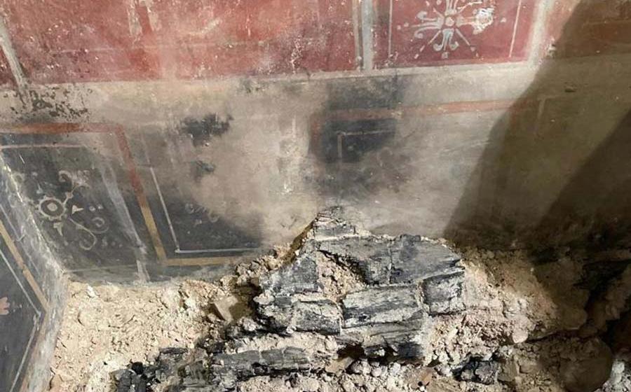Researchers found the charred remains of wooden furniture at the site of the former Astra cinema in Verona leading them to the discovery of the ancient Roman building that is now being called a "miniature Pompeii."     