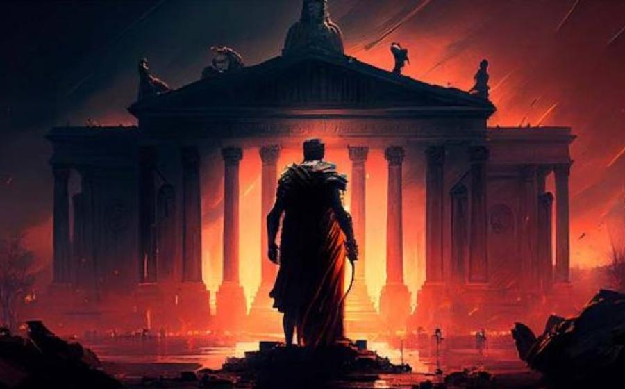 : Roman inflation played an important part in the fall of the Roman Empire.		Source: photoguns / Adobe Stock