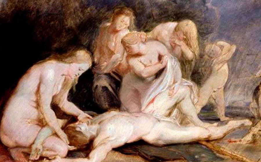 Venus mourning Adonis by Sir Peter Paul Rubens. Source: Public domain