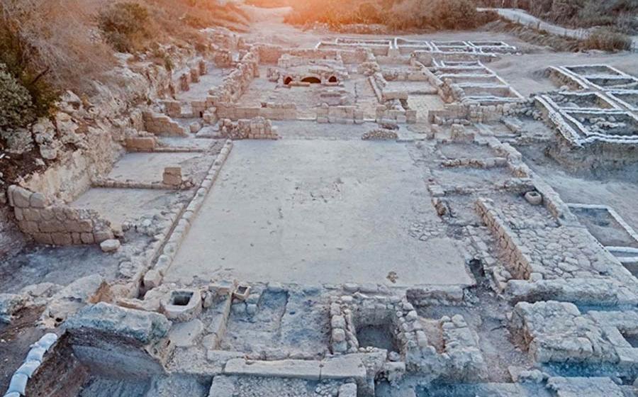 Ruins of the Byzantine Church which is now virtually reconstructed