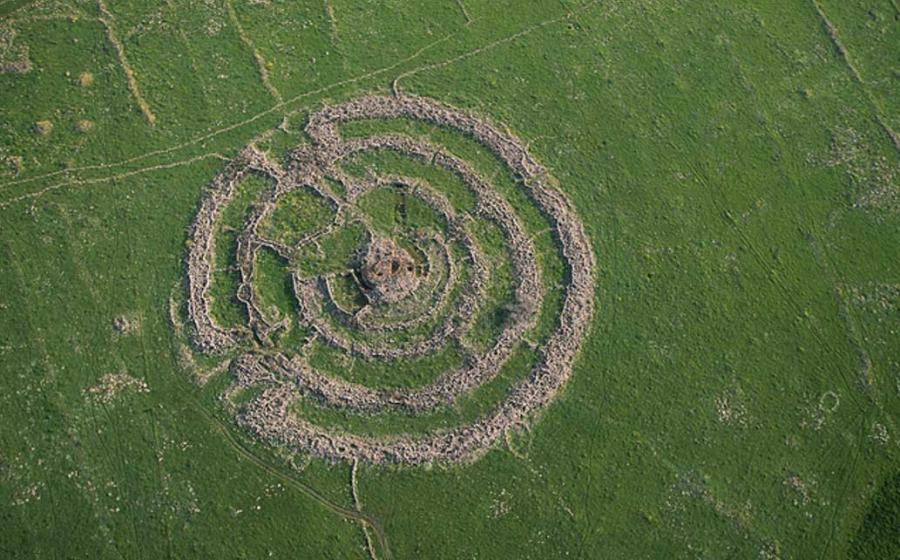 The prehistoric megalith Rujm el-Hiri.