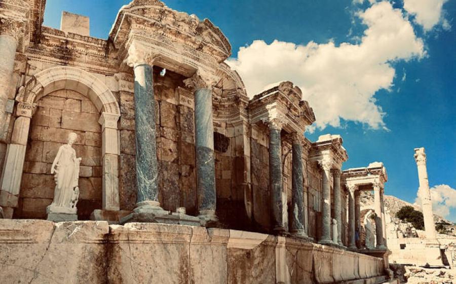 The ancient site of Sagalassos in Turkey.