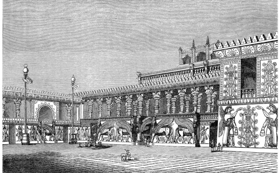 Sargon's Royal Palace at Khorsabad 