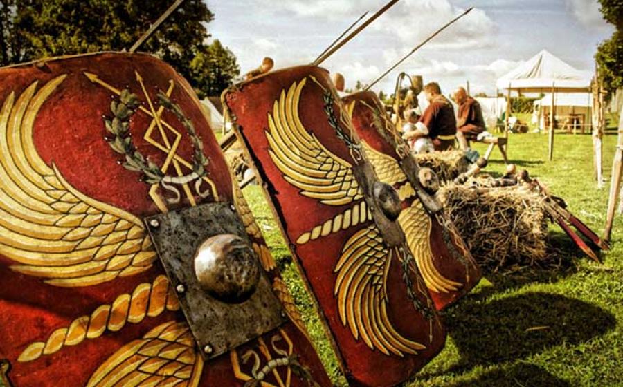 The remains of the Roman marching camp were uncovered during building work. Source: GUARD Archaeology Ltd / Fair Use.