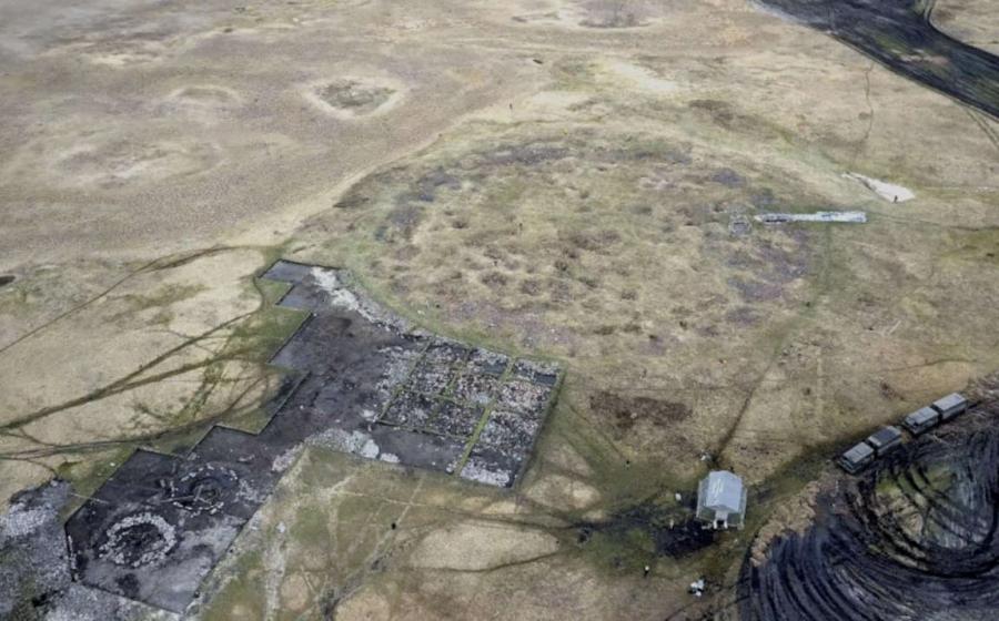Overview of the site Tunnug 1, Tuva, Siberia