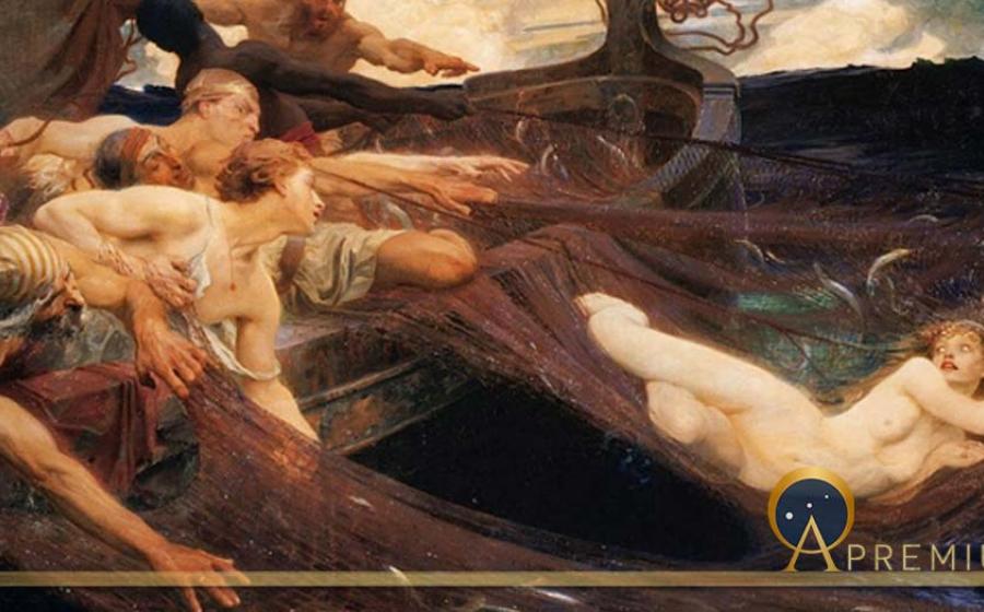 The Sea Maiden  by Herbert James Draper (1894)