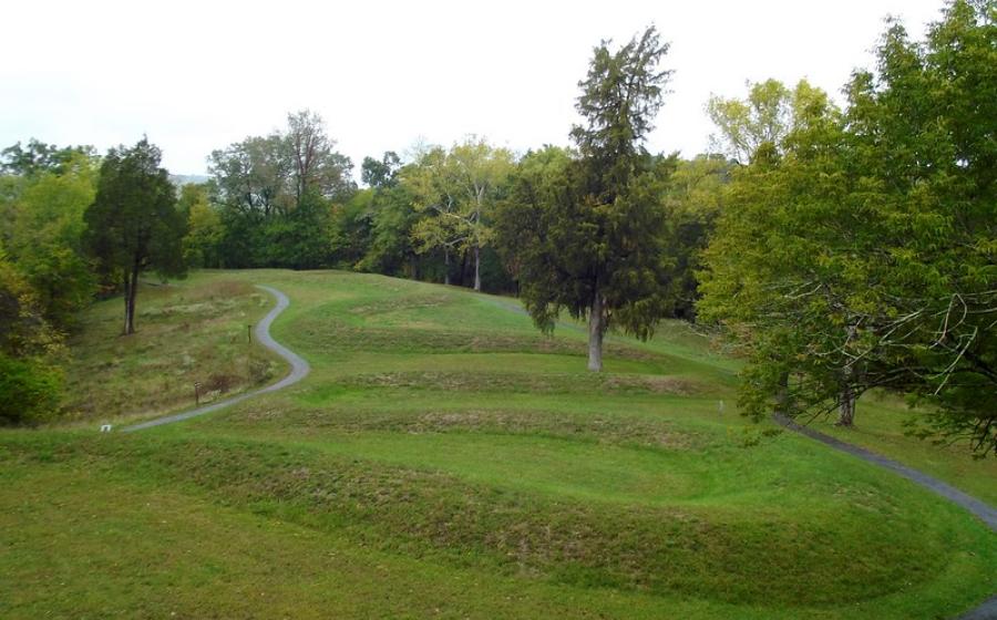 Serpent Mound in Ohio, USA