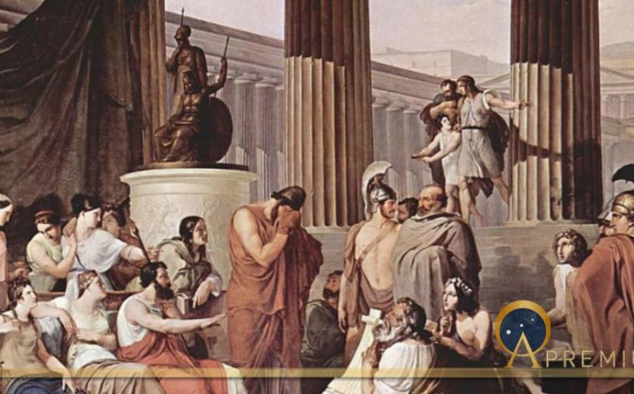 Odysseus at the Court of Alcinous (1814-1816) by Francesco Hayez (Public Domain)