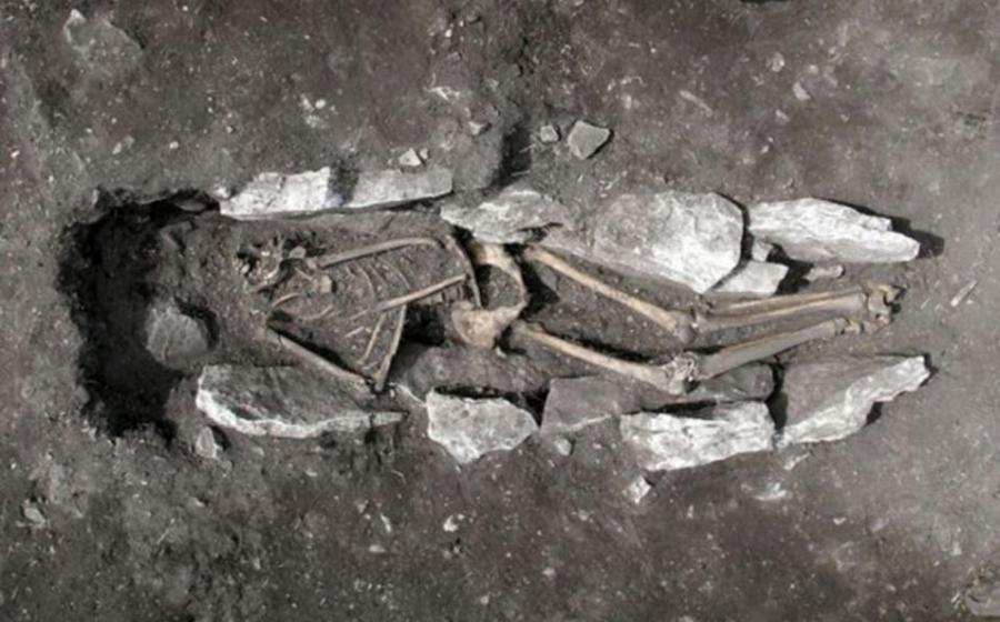 Skeleton 3,000 years old lends credence to claims of Ancient Greeks sacrificing humans