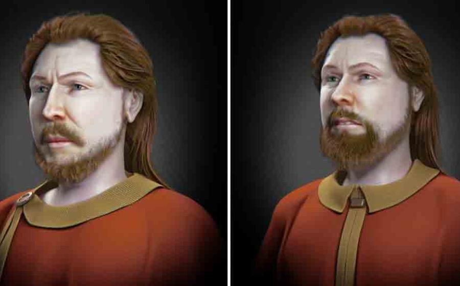 Artist Reconstructs Faces of Slavic Warriors Who Survived Nazi Attack