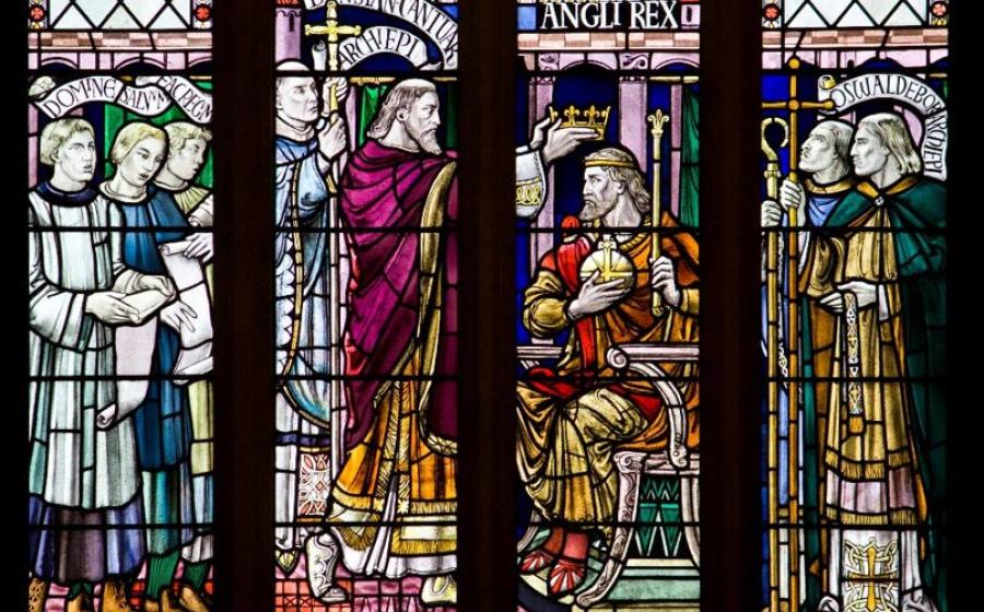St Dunstan crowns King Edgar