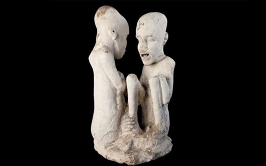 The Starving of Saqqara sculpture.