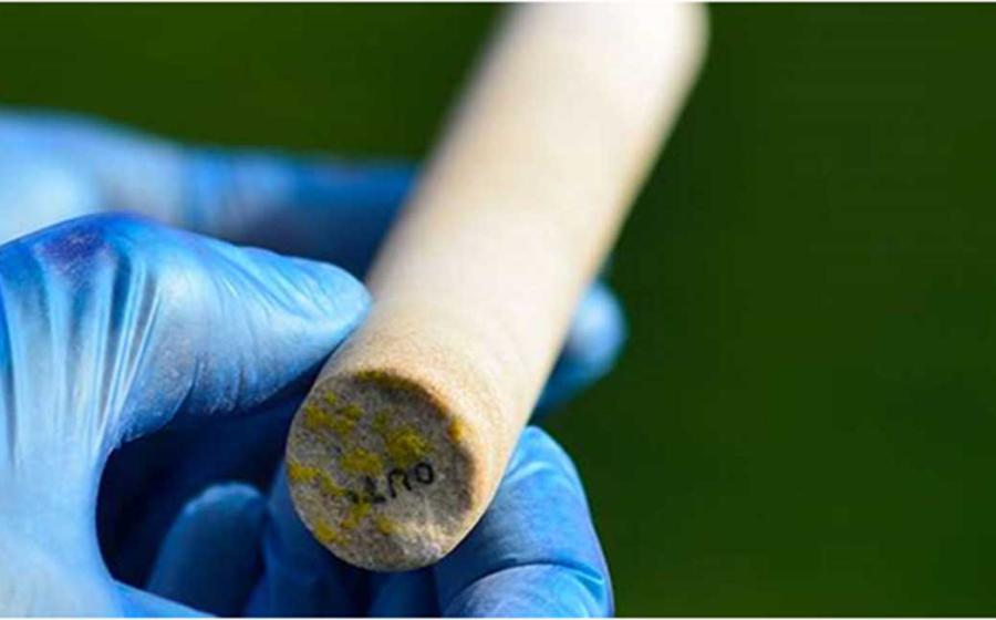 The missing core of stone from Stonehenge that was removed during maintenance work in 1958.