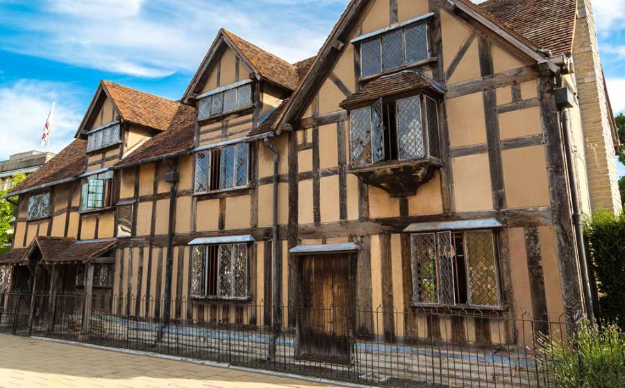 Shakespeare’s birthplace, Stratford-upon-Avon. Source: Sergii Figurnyi / Adobe Stock.