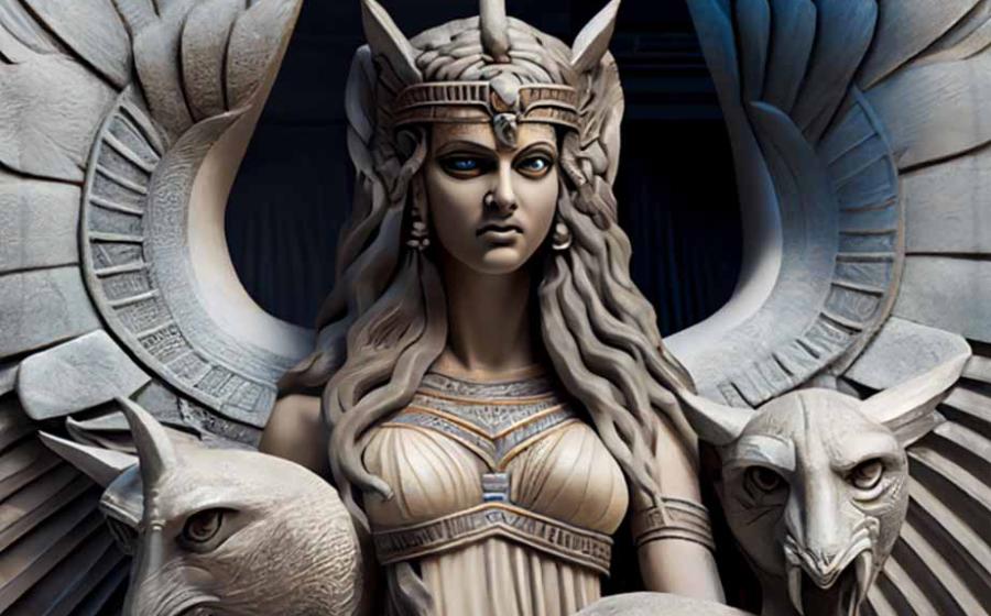 Sumerian priestess. Source: Oleksandr / Adobe Stock.