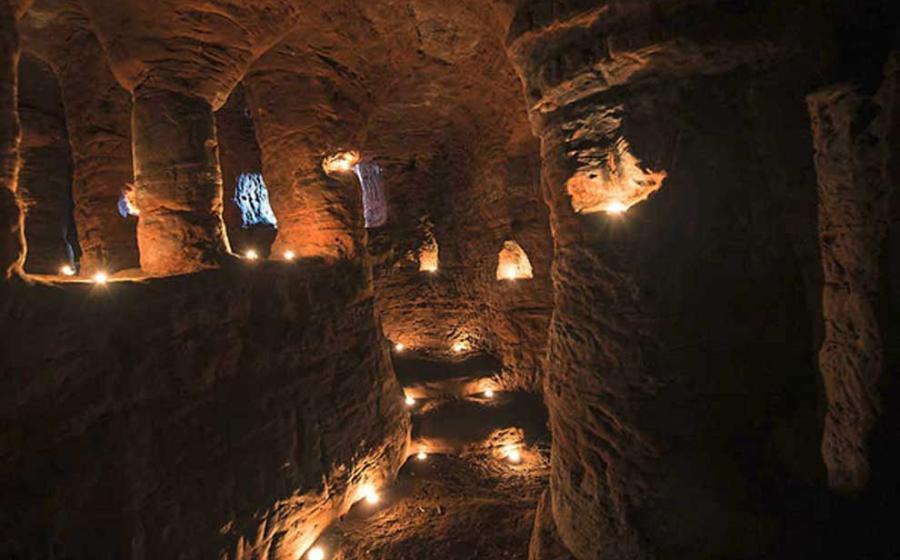 You Never Know What You’ll Find Down the Rabbit Hole! Were the Spooky Caynton Caves a Secret Templar Sanctuary?