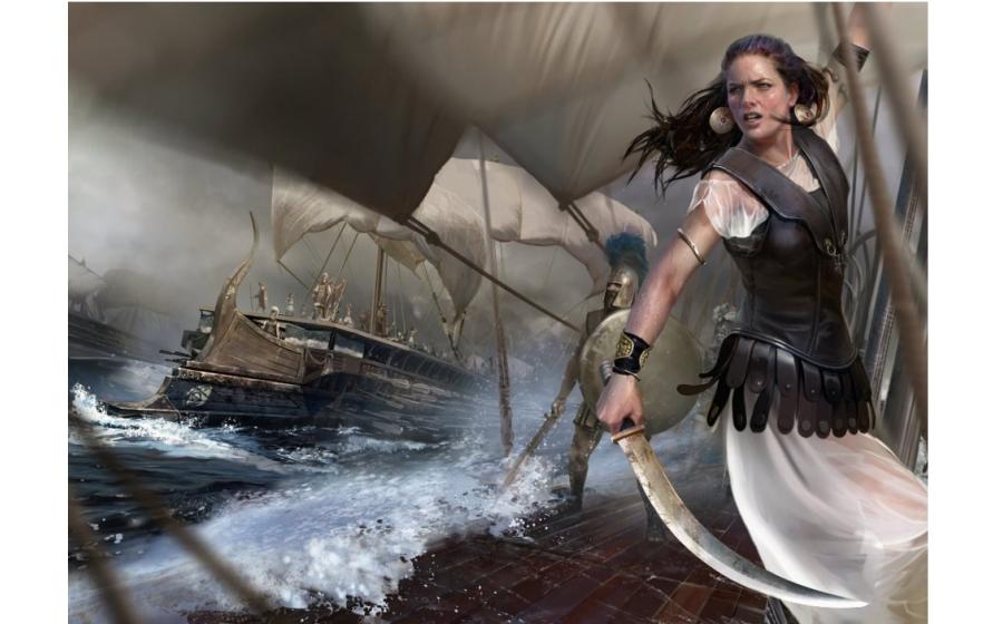 Artist's impression of Teuta, Queen of the Illyrian Ardiaei tribe
