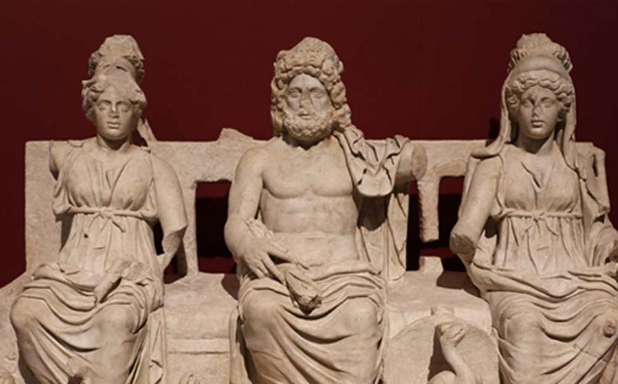 The Capitoline Triad, the Museum of Guidonia.
