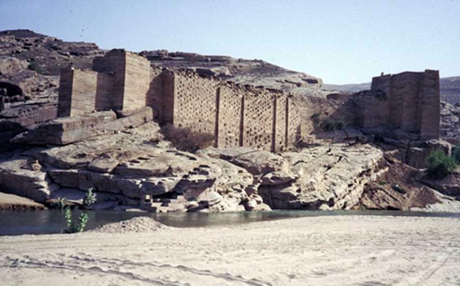 The ruins of the Ma’rib Dam.