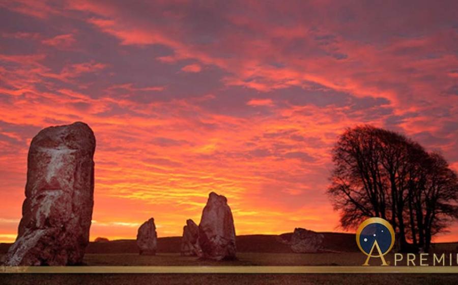 Avebury Stone Circle and Henge at sunrise Wiltshire England UK By Gail Johnson (Adobe Stock)